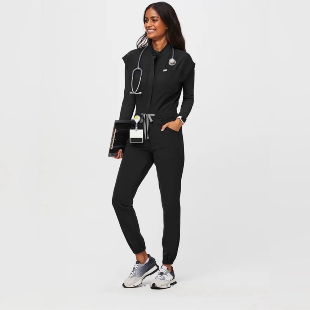 Figs Black Jumpsuit